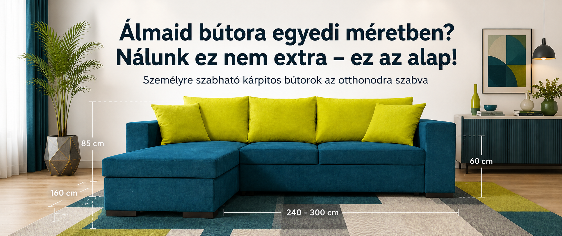 Álmaid bútora egyedi méretben? Nálunk ez nem extra – ez az alap!