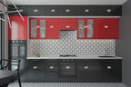 Grace konyha - Black Galaxy Gloss, Red Pearl Gloss