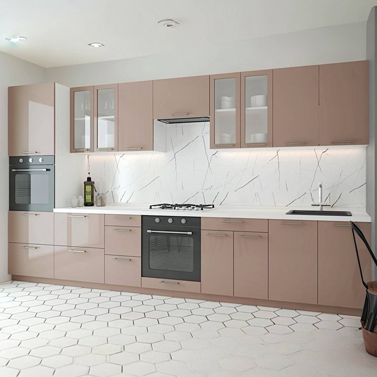 Grace konyha - Mocco Gloss