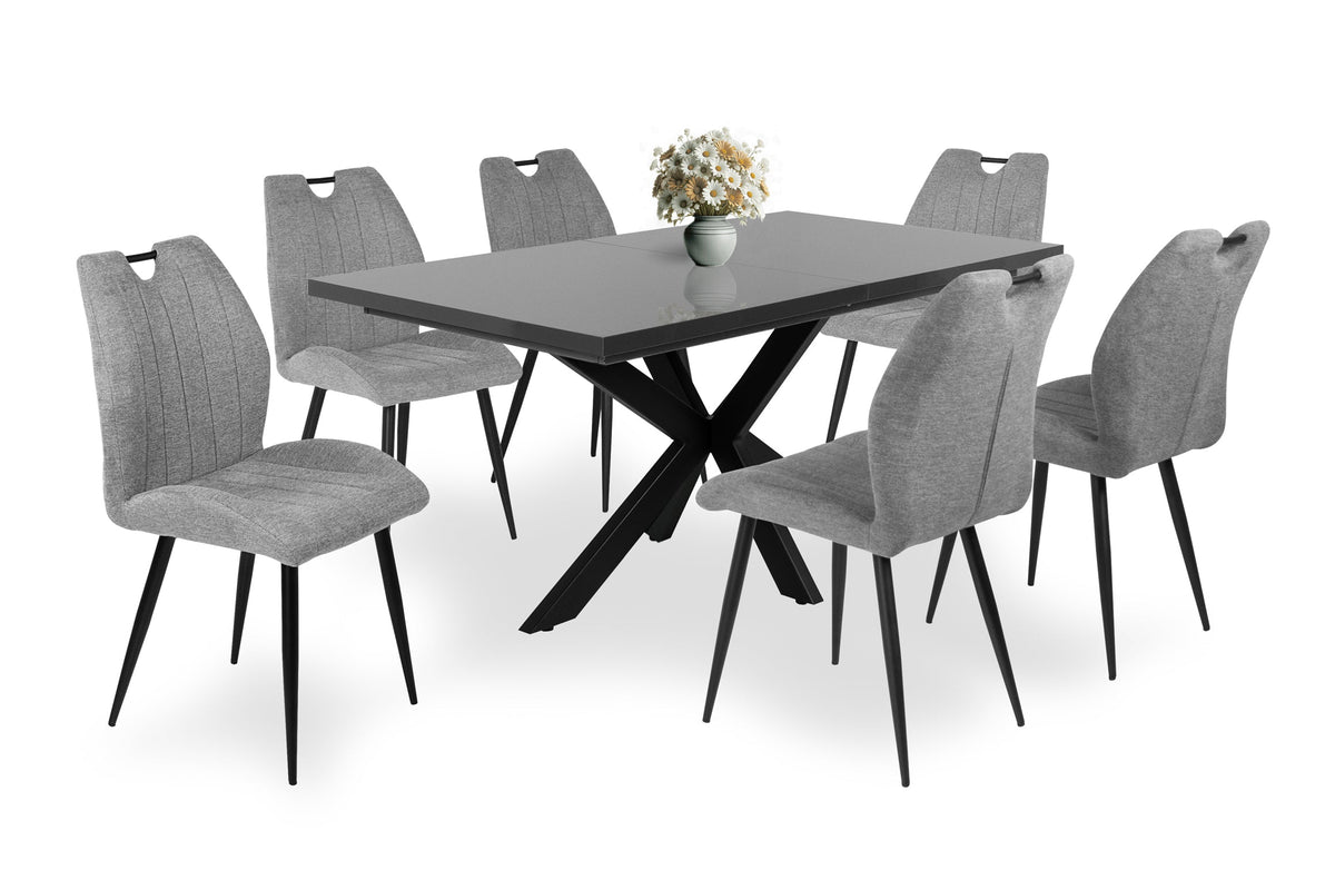 Ava magasfényű asztal