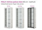 Polina vitrines polcos elem