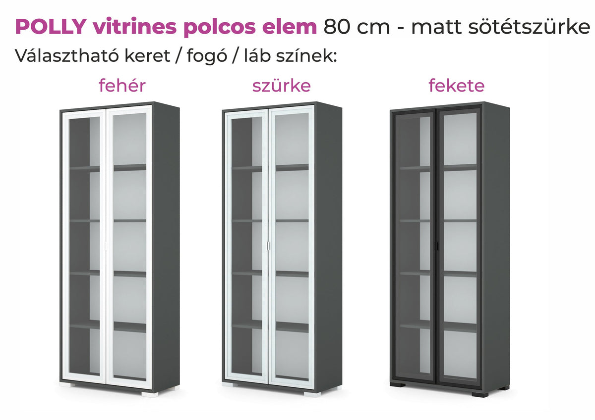 Polina vitrines polcos elem