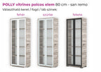 Polina vitrines polcos elem