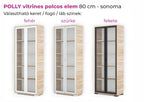 Polina vitrines polcos elem