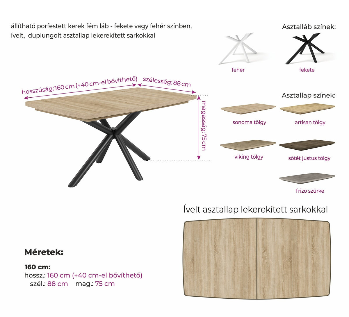 Marvin asztal