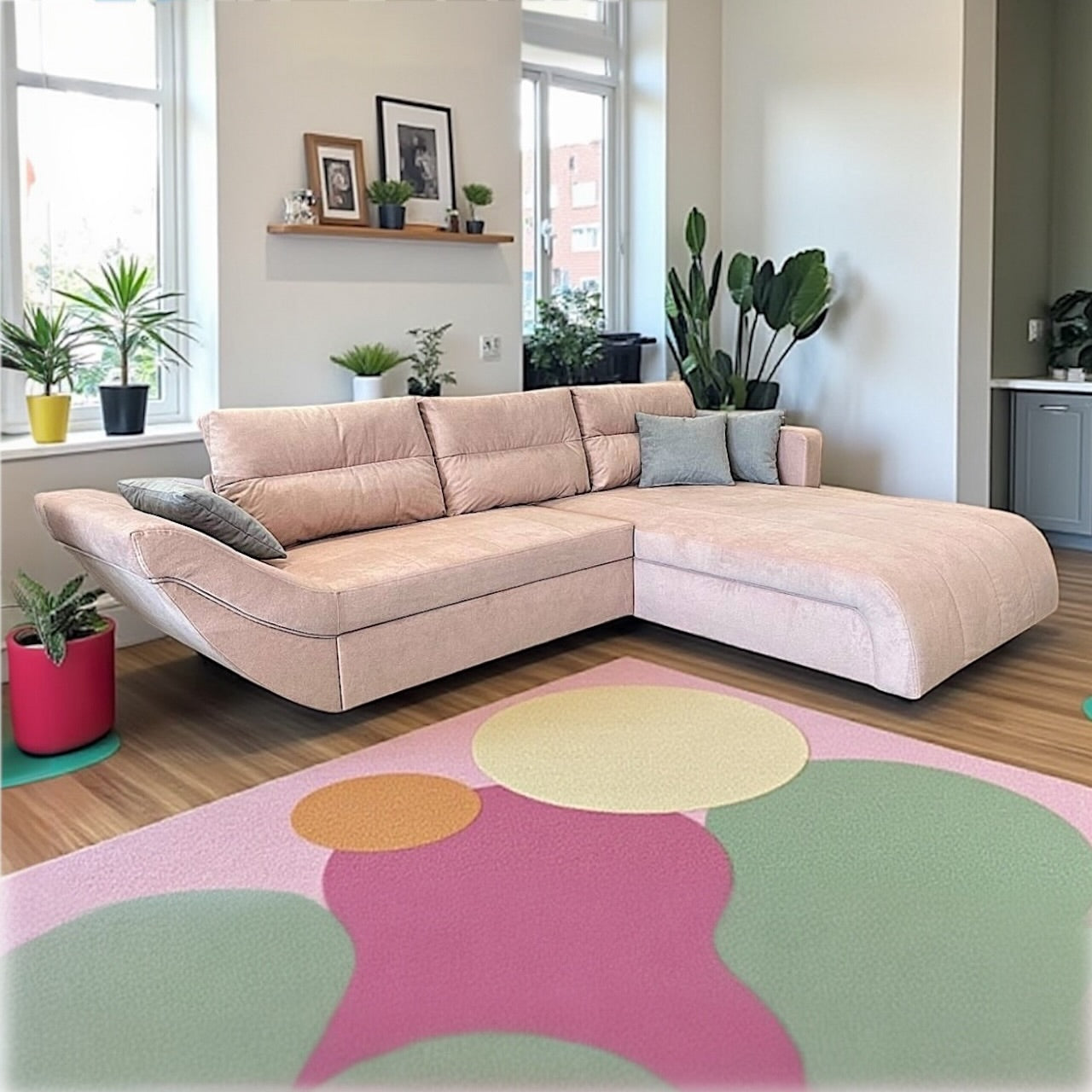 Whale sarokkanapé - Lena