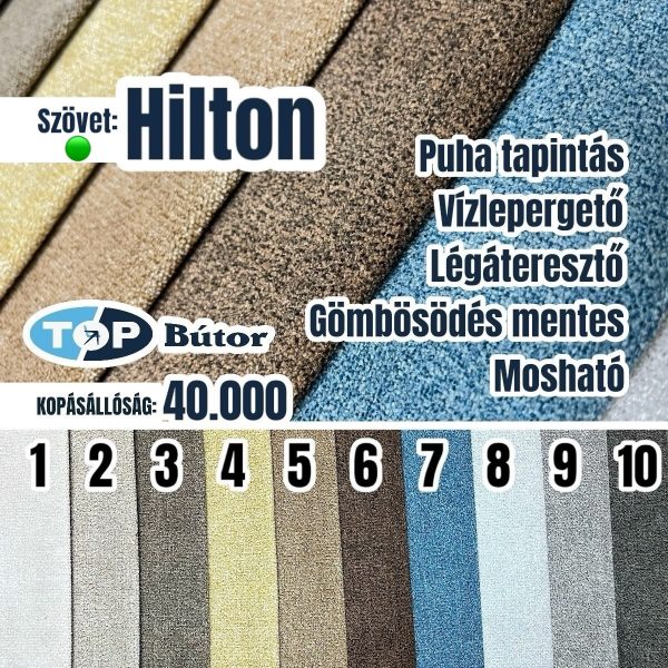 Hilton szövet 🟢