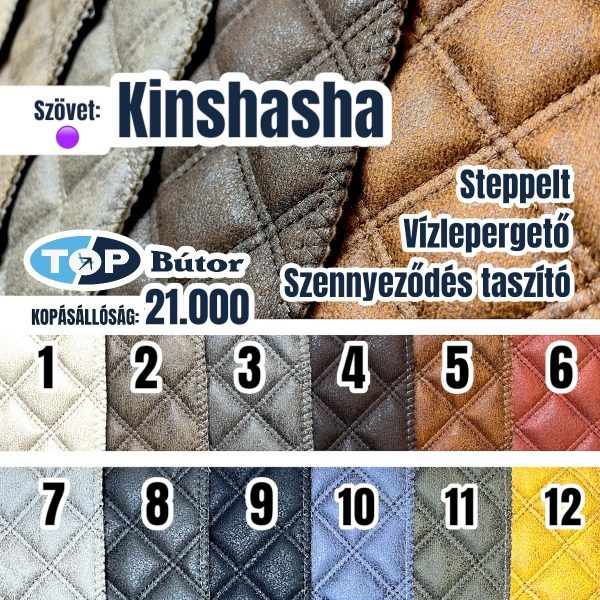 Kinshasha szövet 🟣