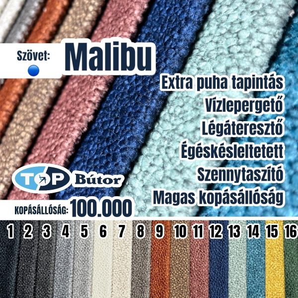 Malibu szövet 🔵