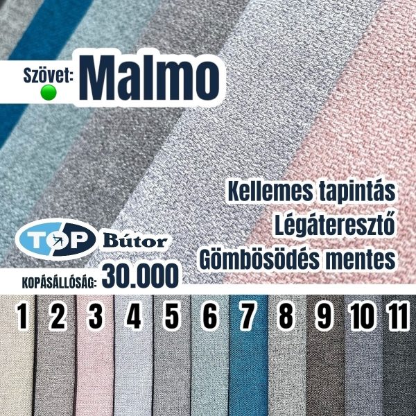 Malmo szövet 🟢