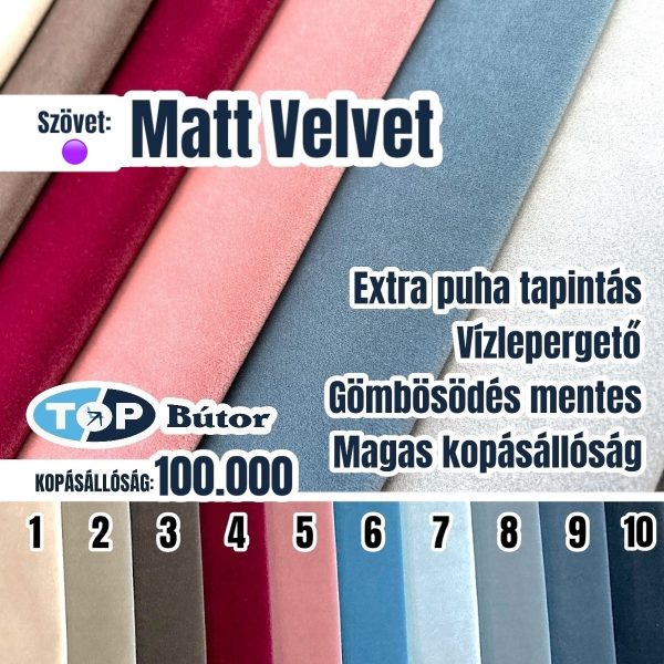 Matt Velvet szövet 🟣
