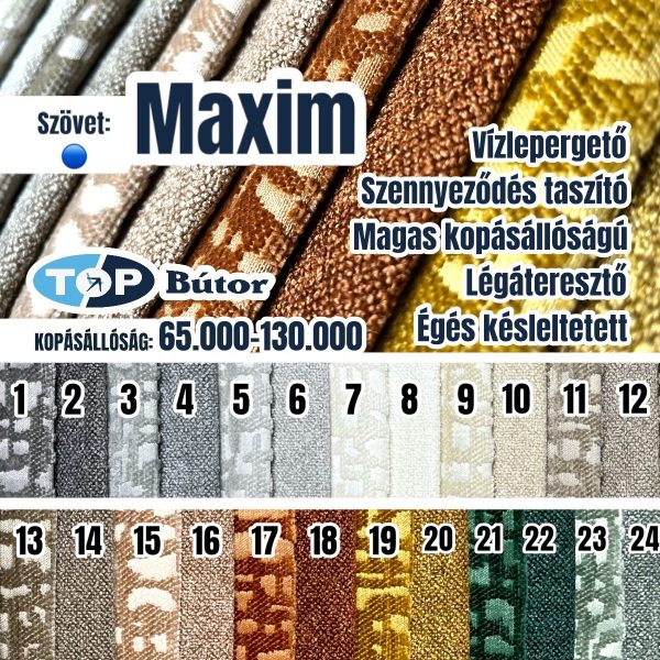 Maxim szövet 🔵