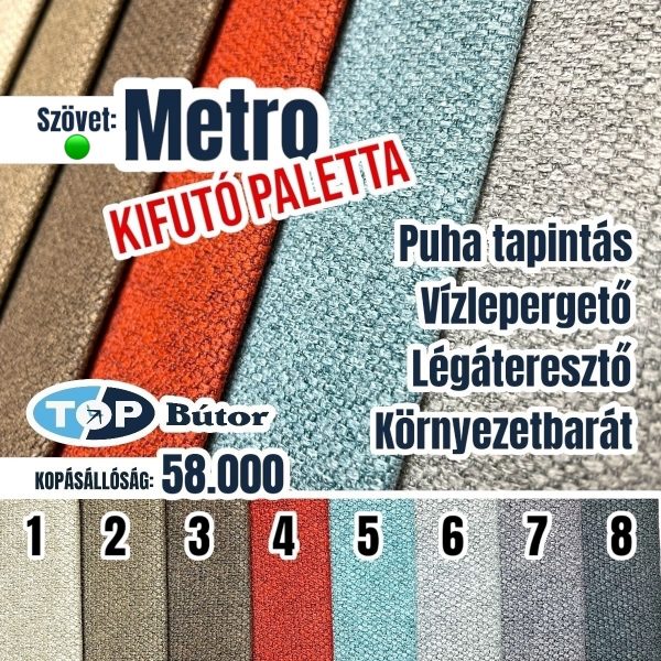 Metro szövet 🟢