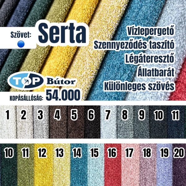 Serta szövet 🔵