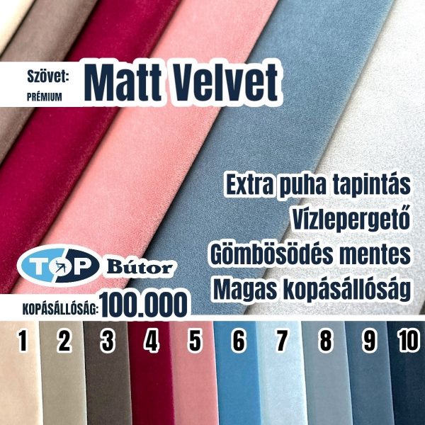 Velence ágykeret 🟣 Matt Velvet - Image 7