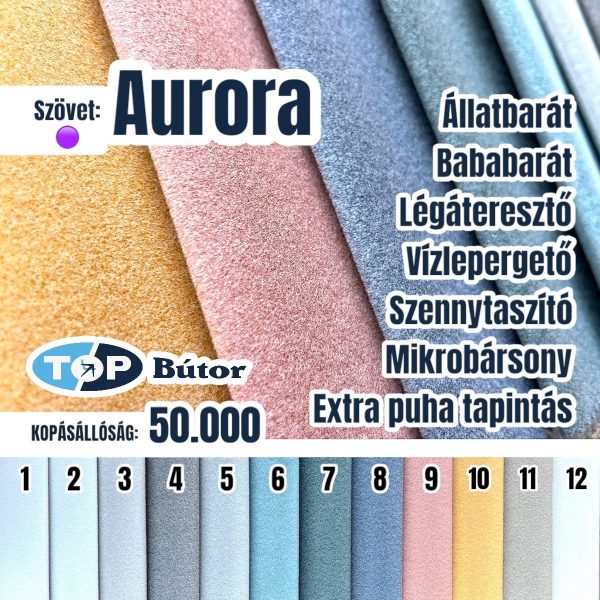 Aurora szövet 🟣