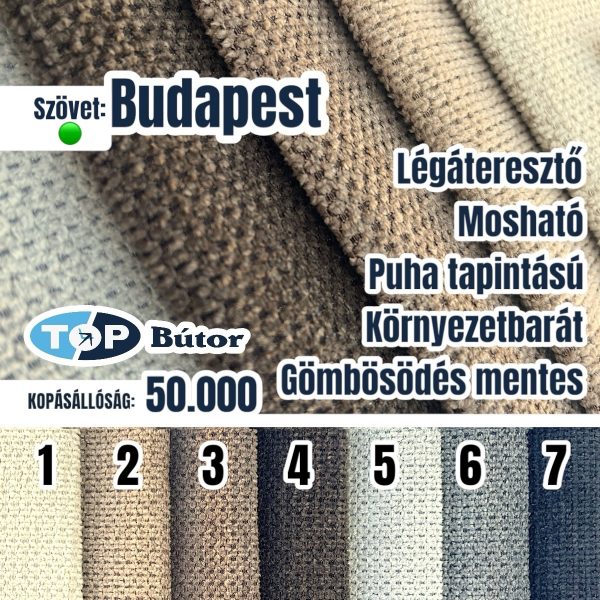 Budapest szövet 🟢