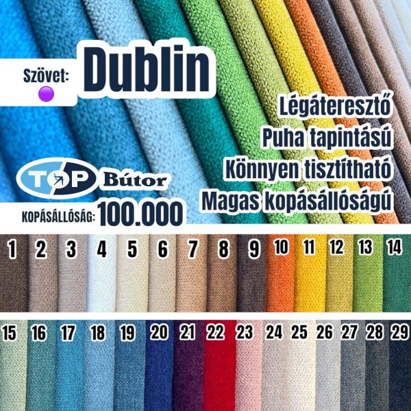 Dublin szövet 🟣