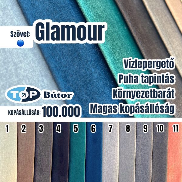 Glamour szövet 🔵