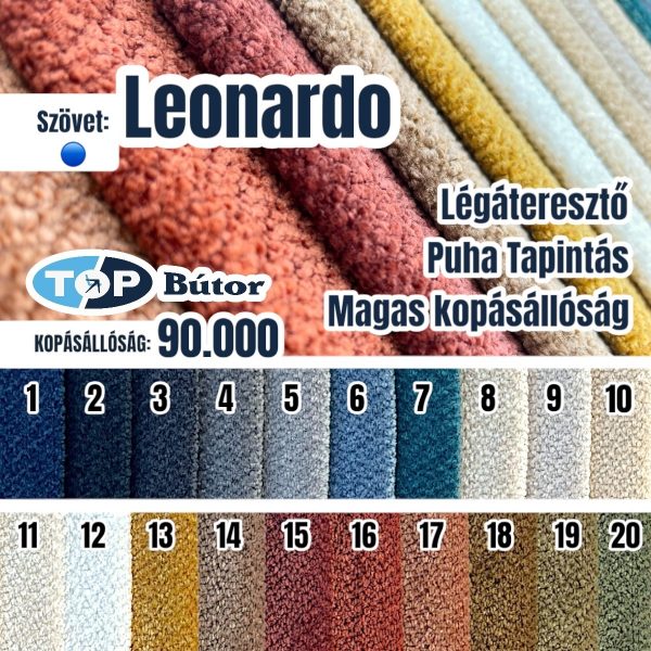 Leonardo szövet 🔵