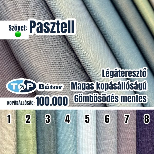 Pasztell szövet 🟢